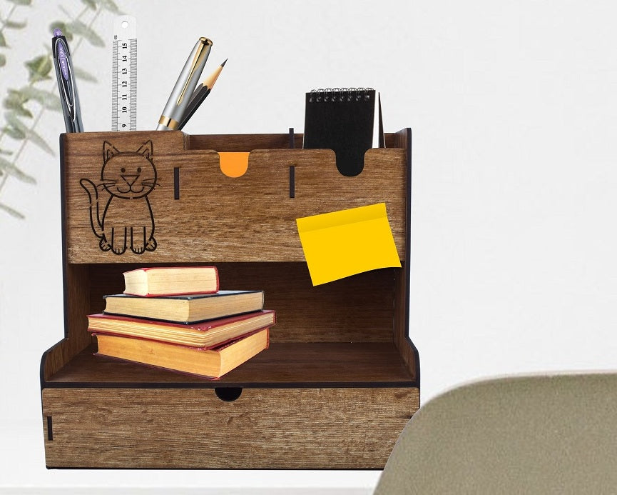 Multipurpose Wooden Wall Shelf – Pre-Assembled Storage & Display Rack for Home Décor