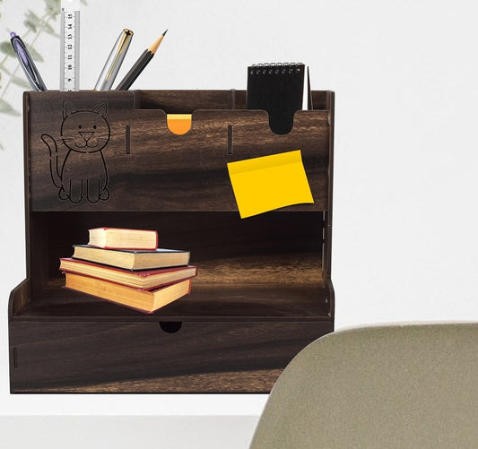 Multipurpose Wooden Wall Shelf – Pre-Assembled Storage & Display Rack for Home Décor