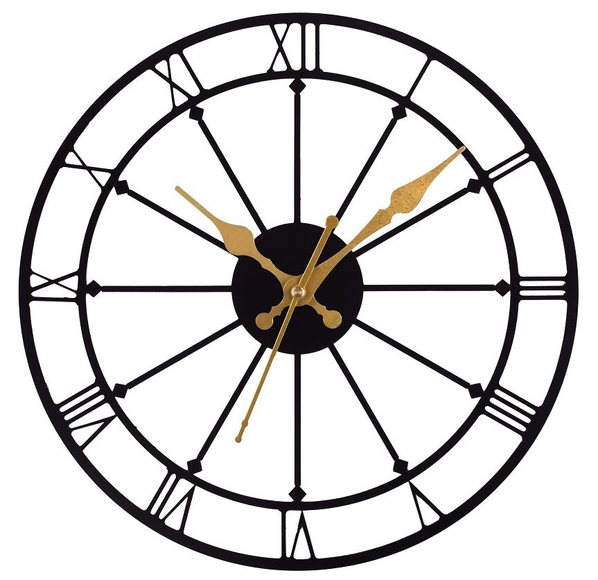 Premium Metal Wall Clock – Silent Sweep Quartz Movement & Modern Decorative Design
