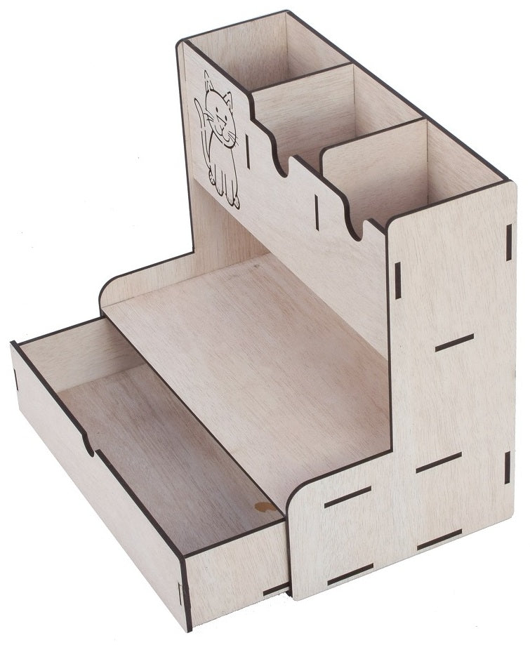Multipurpose Wooden Wall Shelf – Pre-Assembled Storage & Display Rack for Home Décor