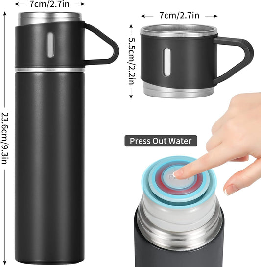 Premium Stainless Steel Travel Mug - 12 Hour Hot & Cold