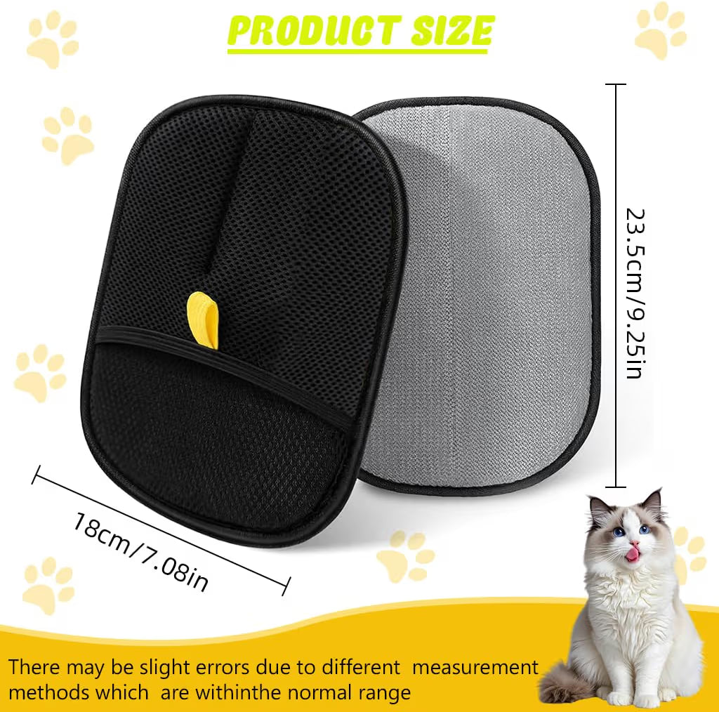 Pet Hair Removal Glove – Reusable Grooming & Cleaning Mitt for Dogs & Cats