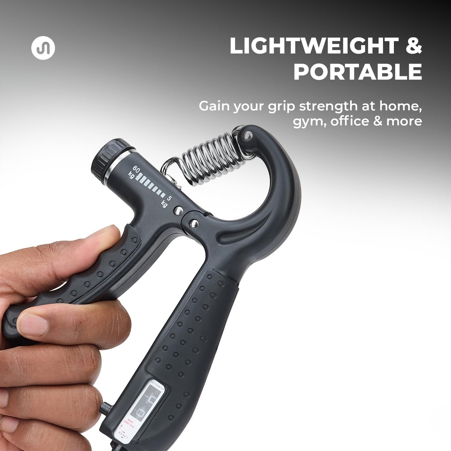 Adjustable Hand Gripper with Counter