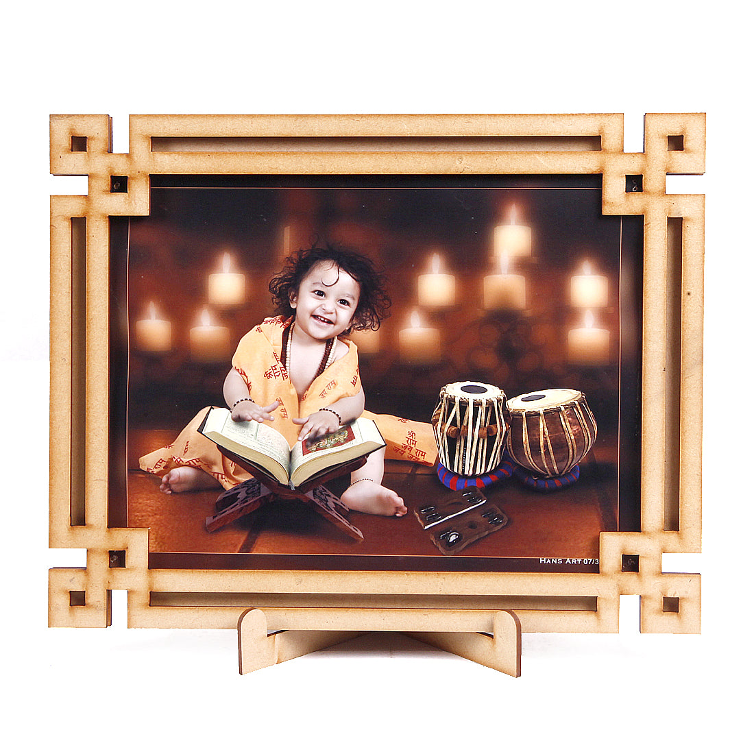 Premium MDF Wood Photo Frame - Wall Hanging Frame | Vertical & Horizontal Display