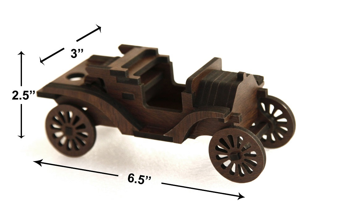 Handcrafted Wooden Military Jeep – Stylish Showpiece & Collectible
