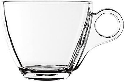 Set of 6 Premium Latte Glasses with Handle