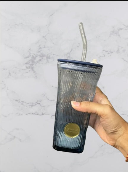 Stylist Glass Cups Sipper