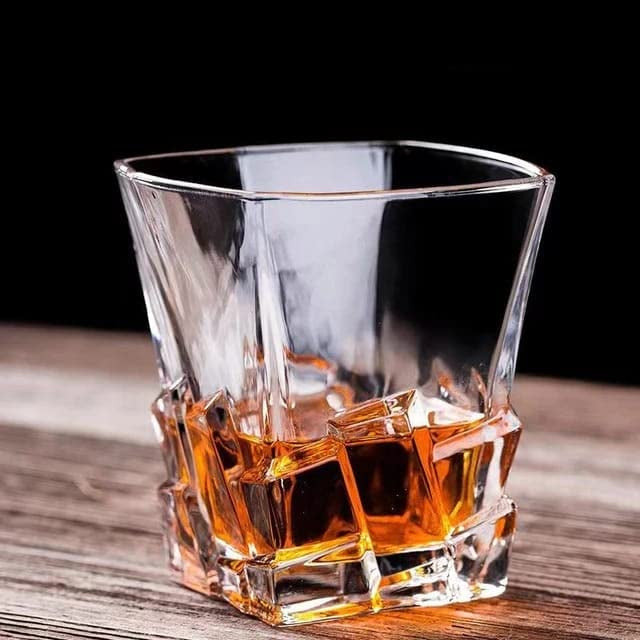 Premium Crystal Whiskey Glasses 6 PCS Set