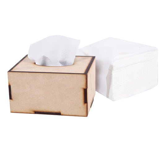 Elegant Wooden Tissue Paper Box – Stylish & Functional