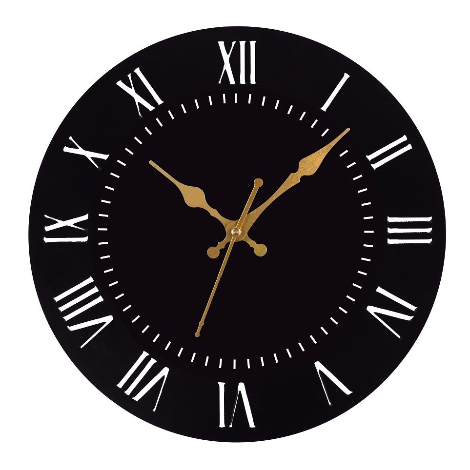 Premium Metal Wall Clock – Silent Sweep Quartz Movement & Modern Decorative Design