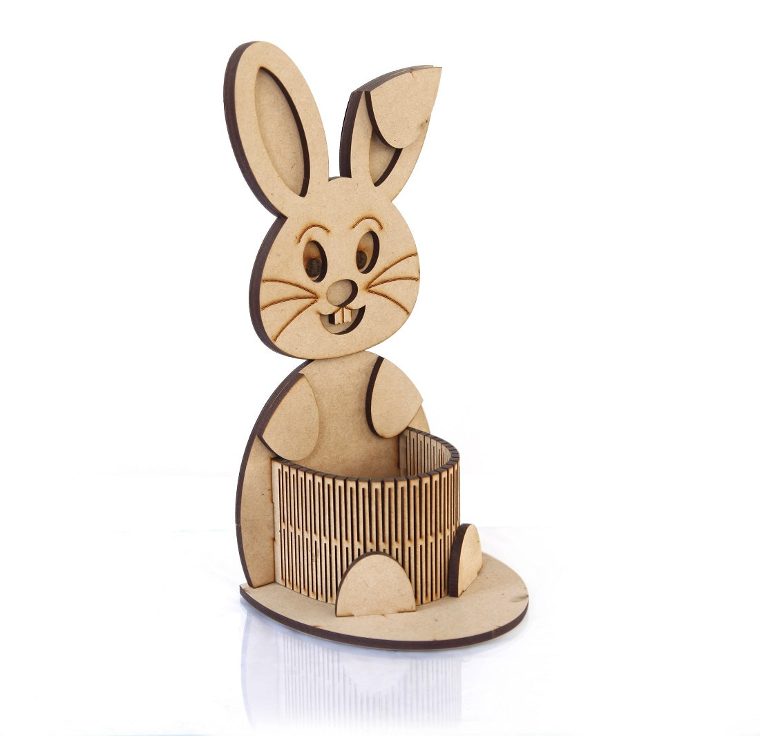 Rabbit Sitting Pen Stand – Cute Desk Organizer Home & Office