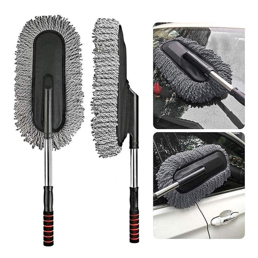 Soft Microfiber Car Duster with 33" Extendable Handle
