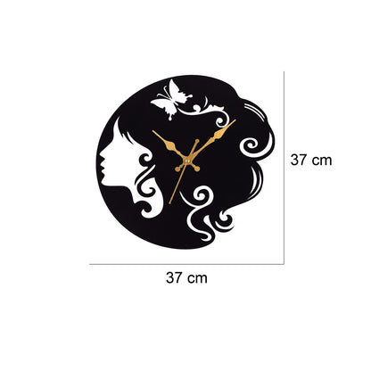 Premium Metal Wall Clock – Silent Sweep Quartz Movement & Modern Decorative Design