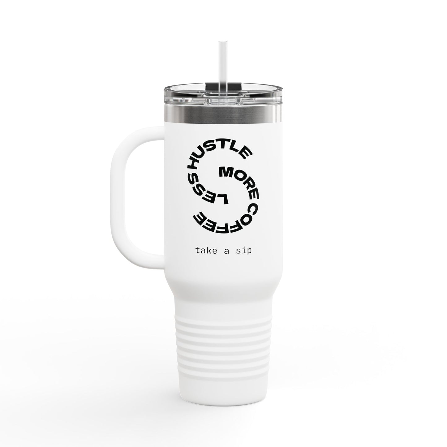 Happy Dazzling Insulated Travel Mug, 40oz - Perfect for On-The-Go, Gifts, Coffee Lovers, Travel Essentials, Joyful Sips