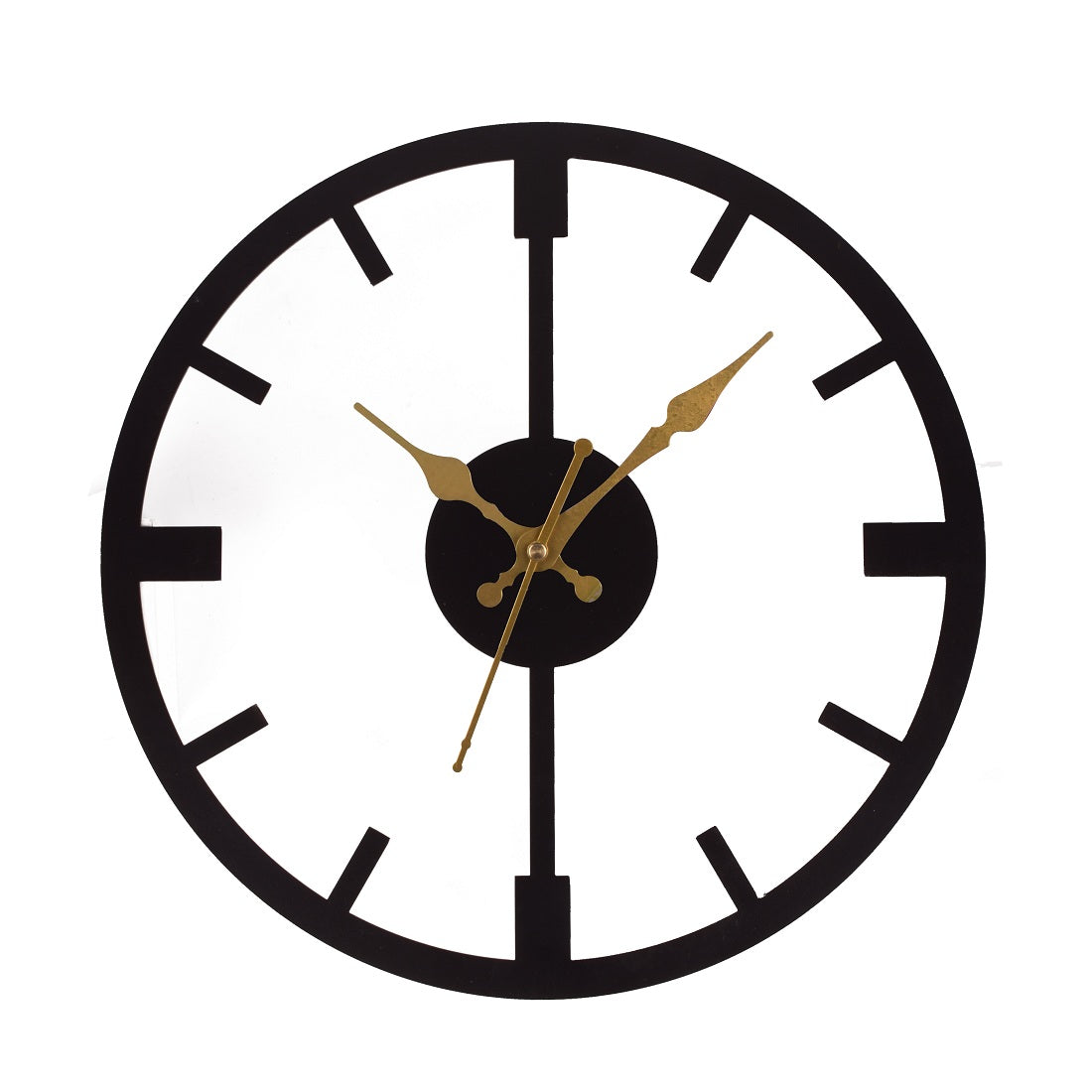 Premium Metal Wall Clock – Silent Sweep Quartz Movement & Modern Decorative Design