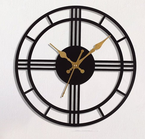 Premium Metal Wall Clock – Silent Sweep Quartz Movement & Modern Decorative Design