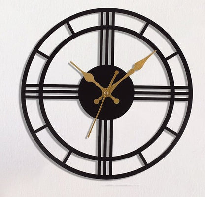 Premium Metal Wall Clock – Silent Sweep Quartz Movement & Modern Decorative Design