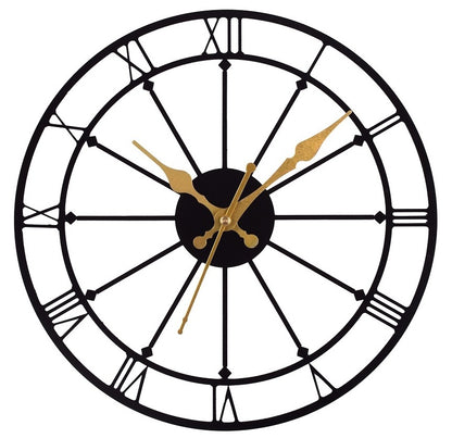 Premium Metal Wall Clock – Silent Sweep Quartz Movement & Modern Decorative Design