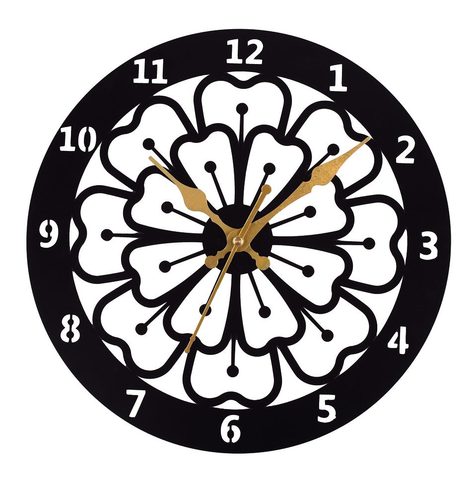 Premium Metal Wall Clock – Silent Sweep Quartz Movement & Modern Decorative Design