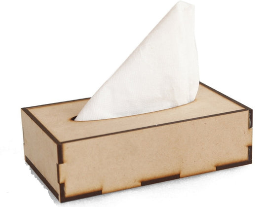 Elegant Wooden Tissue Paper Box – Stylish & Functional