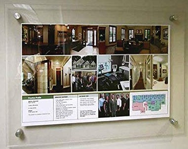 Custom A1 Wall-Mounted Acrylic Floating Frames | Modern Gallery Frames for Artwork & Posters