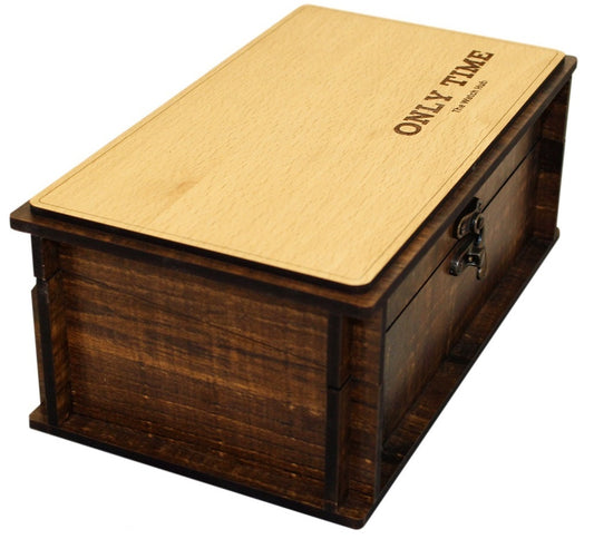 handicrafts Watch Storage Box|Wooden Watch Box|Men's and Women's Watch Box|Watch Storage Box Organizer with Faux Wooden Finish