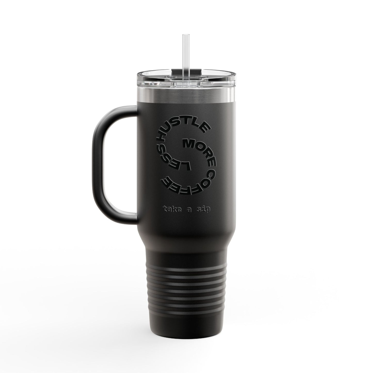 Happy Dazzling Insulated Travel Mug, 40oz - Perfect for On-The-Go, Gifts, Coffee Lovers, Travel Essentials, Joyful Sips
