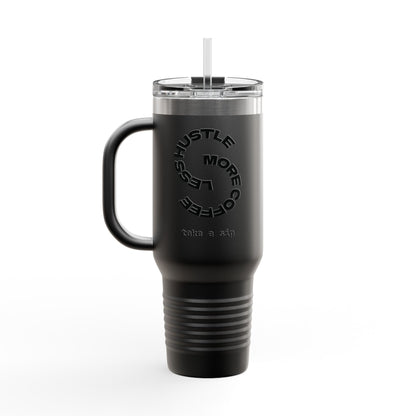 Happy Dazzling Insulated Travel Mug, 40oz - Perfect for On-The-Go, Gifts, Coffee Lovers, Travel Essentials, Joyful Sips