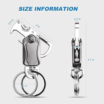 5-in-1 Multi-Tool Keychain – Compact EDC Cutter, Bottle Opener