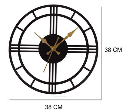 Premium Metal Wall Clock – Silent Sweep Quartz Movement & Modern Decorative Design