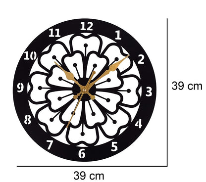 Premium Metal Wall Clock – Silent Sweep Quartz Movement & Modern Decorative Design