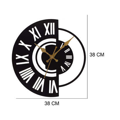 Premium Metal Wall Clock – Silent Sweep Quartz Movement & Modern Decorative Design