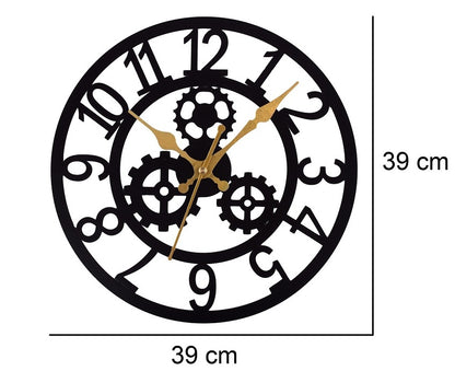 Premium Metal Wall Clock – Silent Sweep Quartz Movement & Modern Decorative Design
