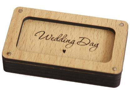 Wooden Data Storage Box – Compact & Durable