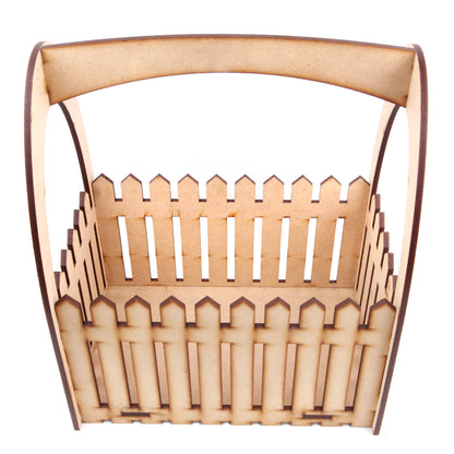 Rustic Wooden Storage Basket – Eco-Friendly Organizer for Home & Kitchen Decor