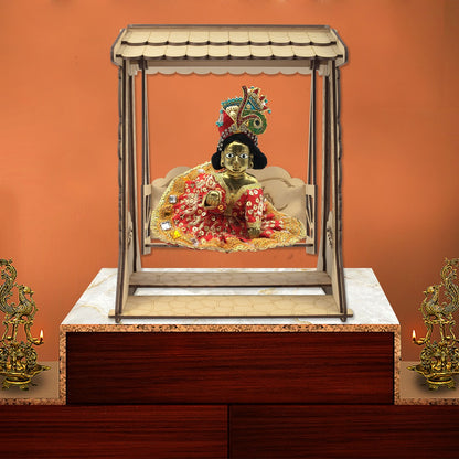 Handcrafted Wooden Showpiece – Elegant Home & Office Décor