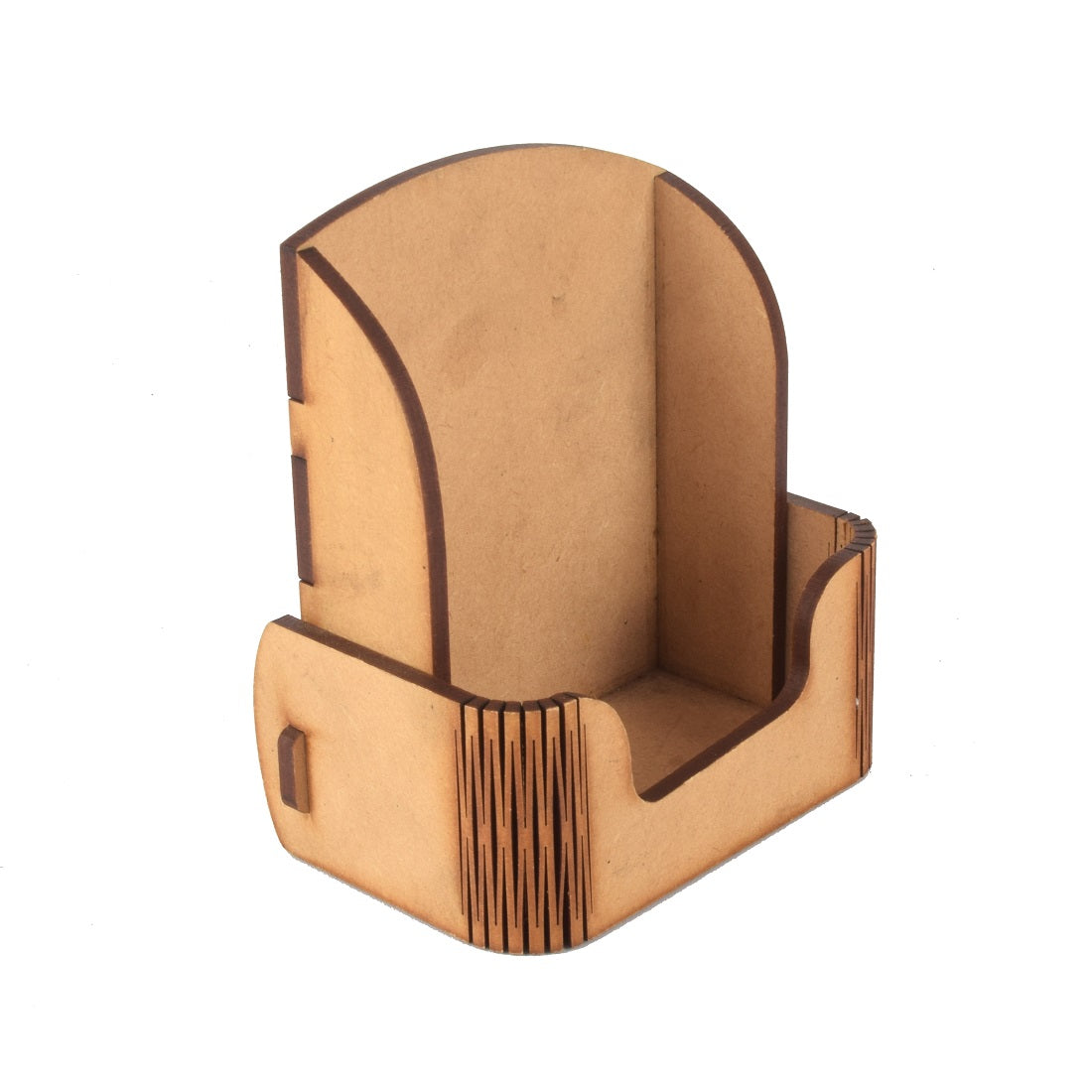 Intricately Designed Wooden Business Card Holder