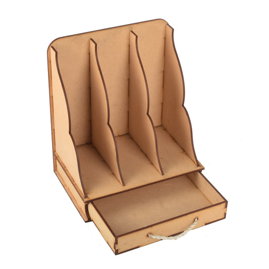 Wooden Book Holder – Study Table & Office File Stand for Reading & Display