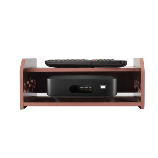 Wooden Set Top Box & Router Holder – Wall-Mount MDF Organizer Shelf