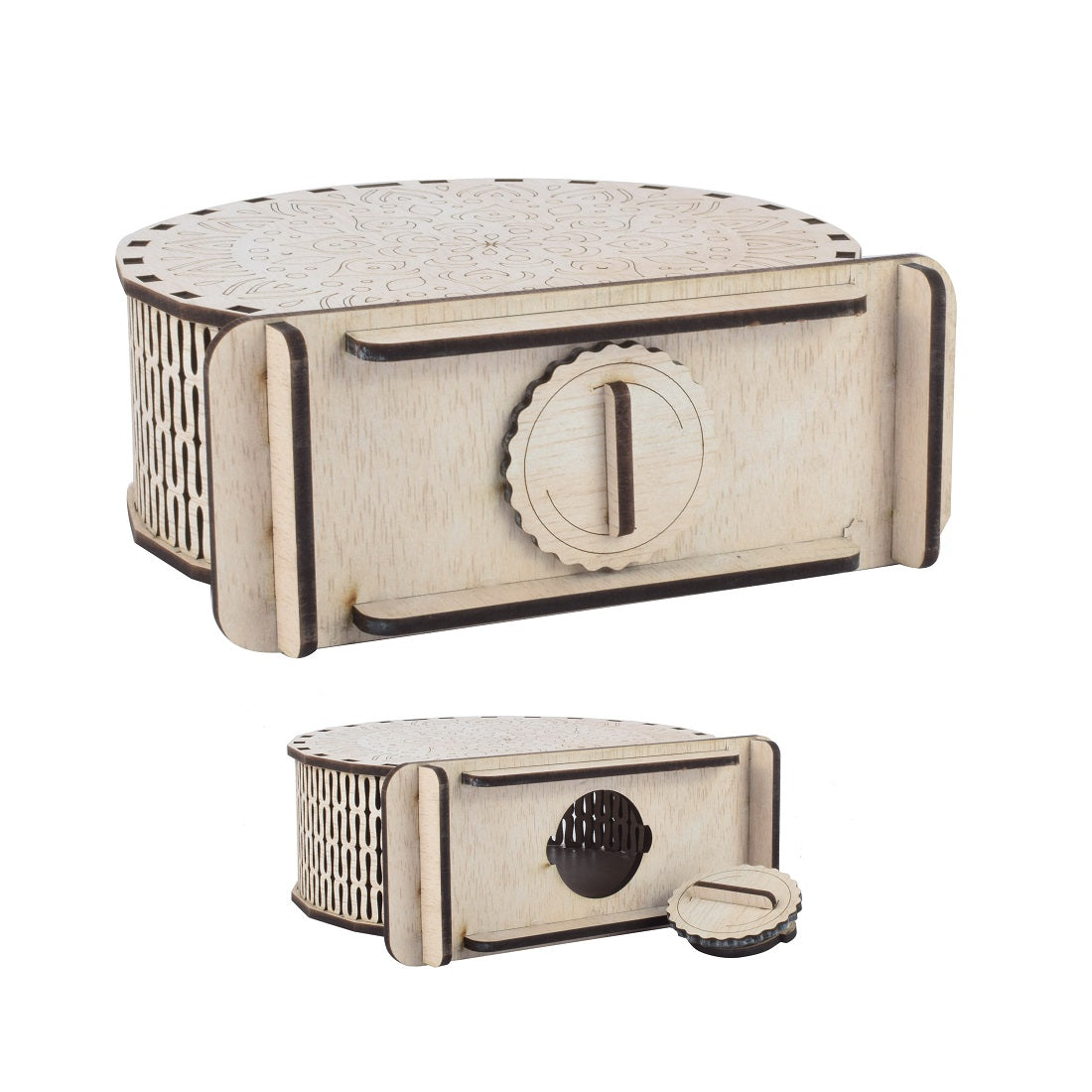 Handicrafted Wooden Money Bank Large - Coin Saving Box - Piggy Bank - Gifts for Kids, Girls, Boys & Adults