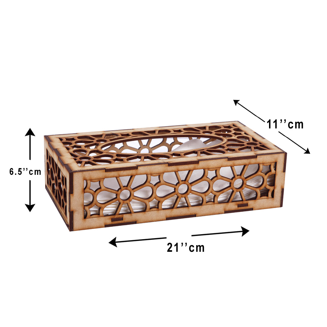 Elegant Wooden Tissue Paper Box – Stylish & Functional