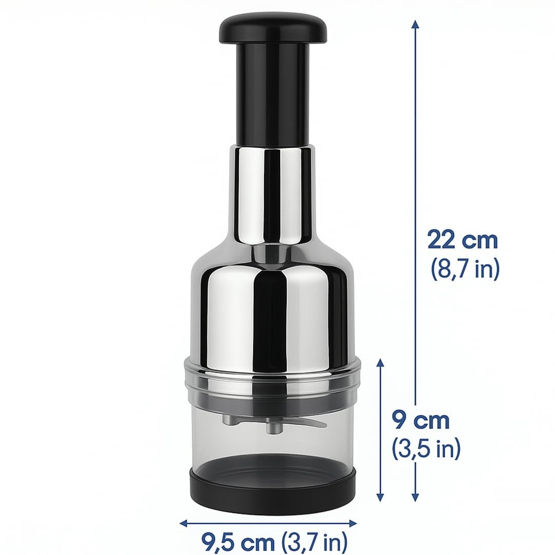 Hand-Press Food Chopper/Cutter