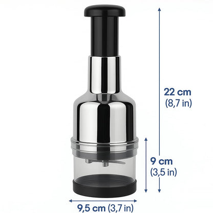 Hand-Press Food Chopper/Cutter