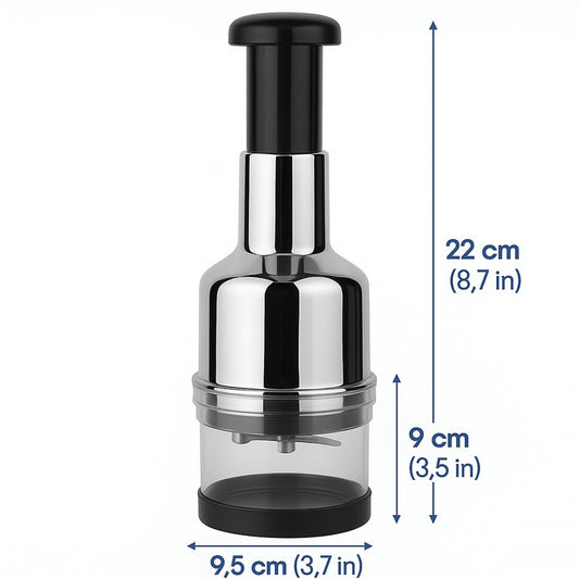 Hand-Press Food Chopper/Cutter