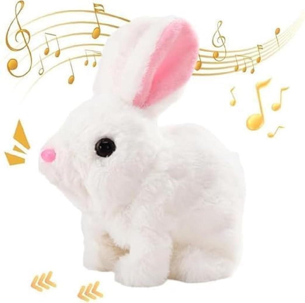 Animated Hopping Bunny Toy with Sound & Movement