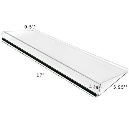 Ergonomic Acrylic Keyboard Stand – Tilted Keyboard Riser for Comfortable Typing & Wrist Support