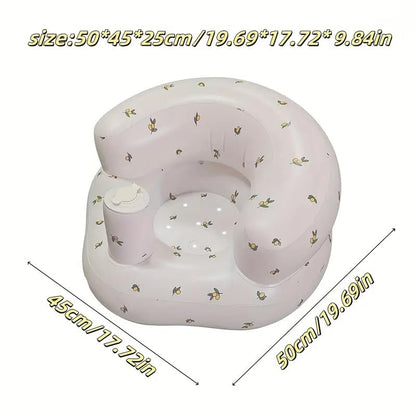 Inflatable Baby Sitting Chair with Back Support