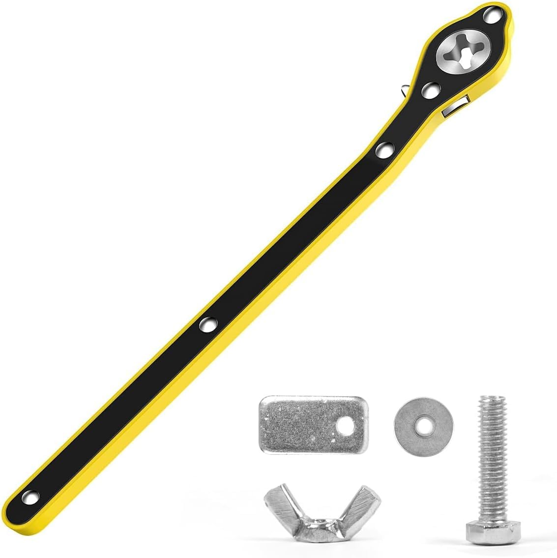 360° Swivel Head Ratchet Wrench Jack Handle