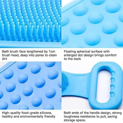 Silicone Back & Foot Scrubber with Suction Cups