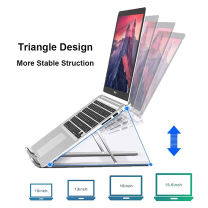 Foldable Aluminum Portable Laptop Stand